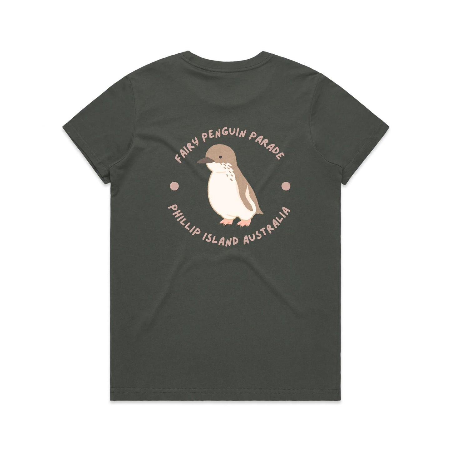 Woman's Classic Tee - Penguin Parade (Double Sided)