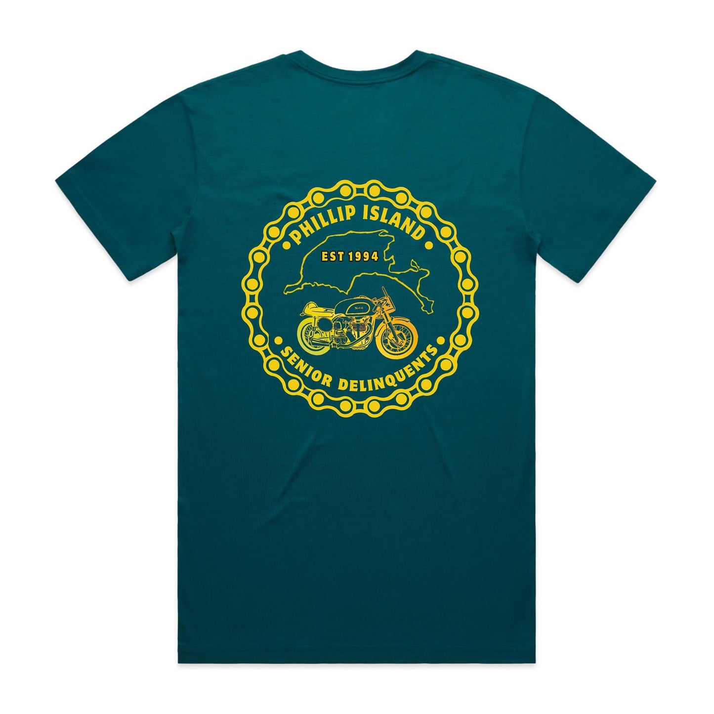 Men's Classic Tee - P.I.S.D (Full Yellow)