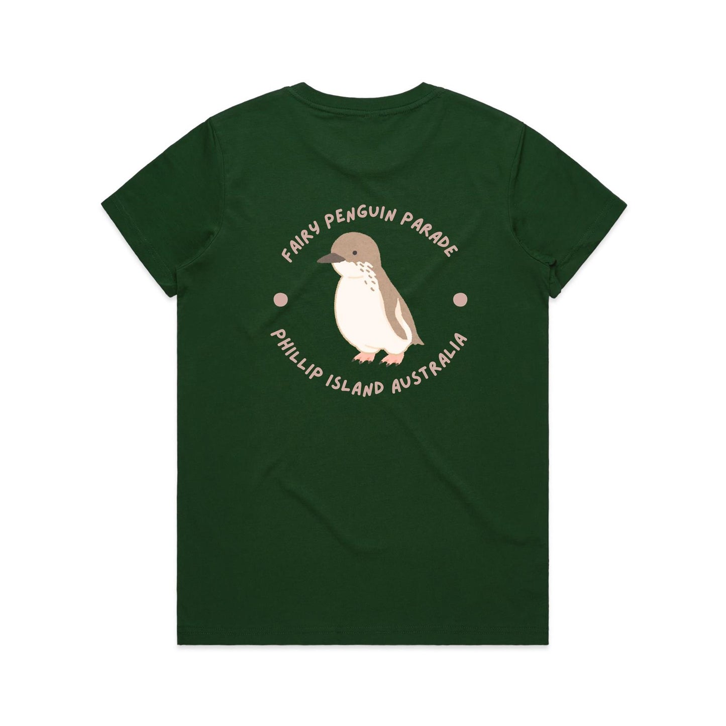 Woman's Classic Tee - Penguin Parade (Double Sided)
