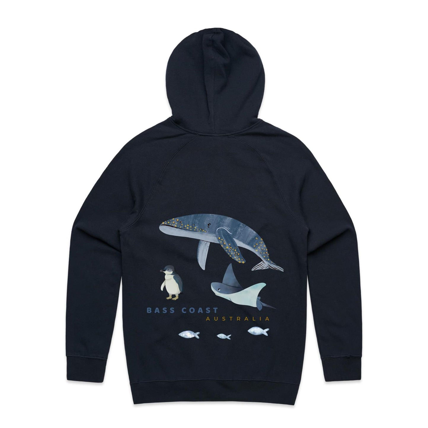 Mid Weight Hoodie - Bass Coast Sealife