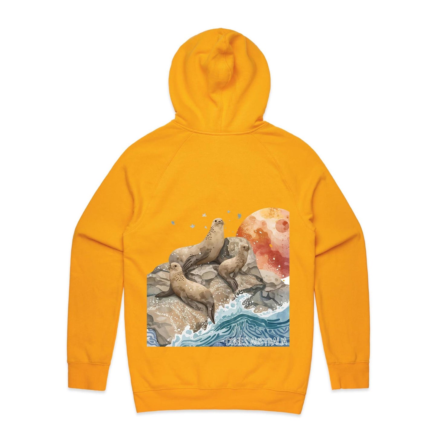 Mid Weight Hoodie - Cowes Seal Rock