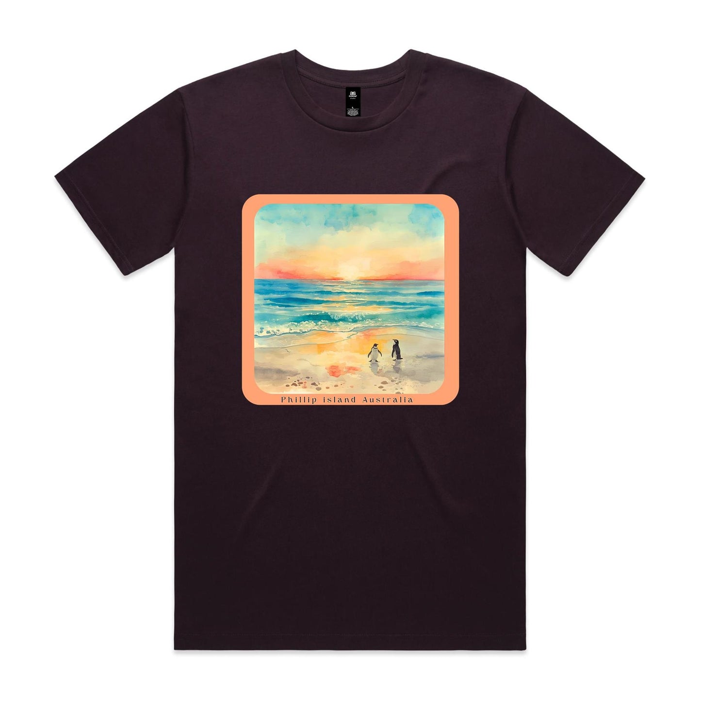 Men's Classic Tee - Sunset Penguins
