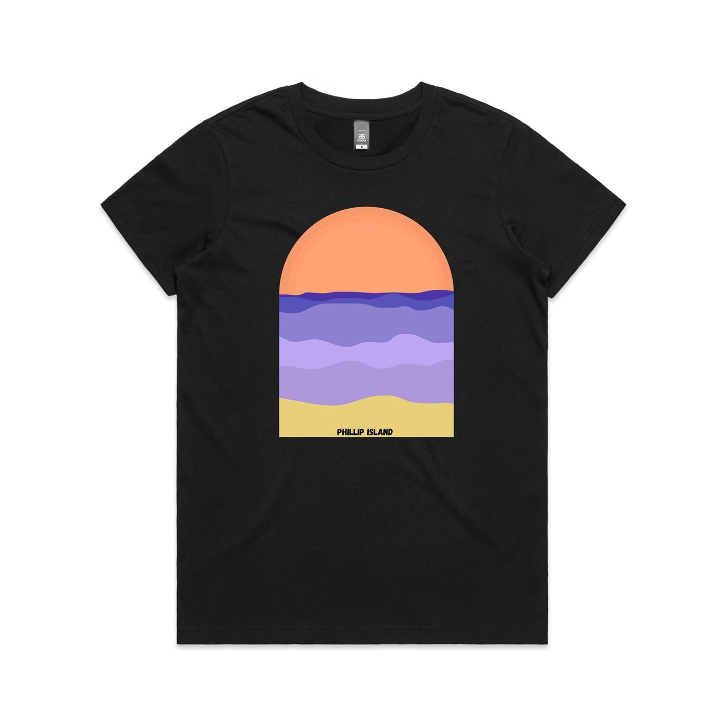 Women's Classic Tee - Phillip Island Sunset