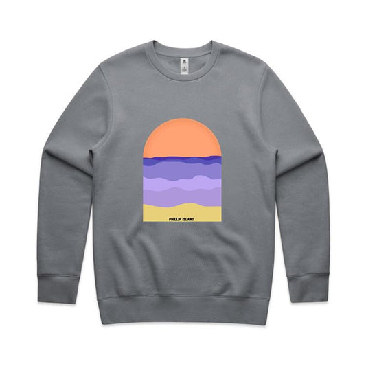 Crew Sweatshirt - Phillip Island Sunset
