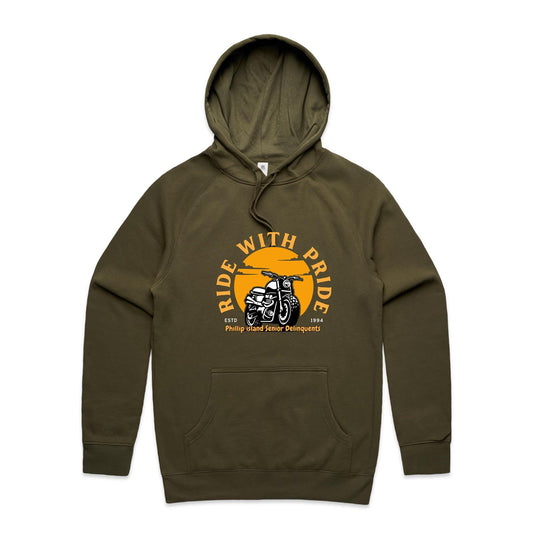 Mid Weight Hoodie - Ride With Pride