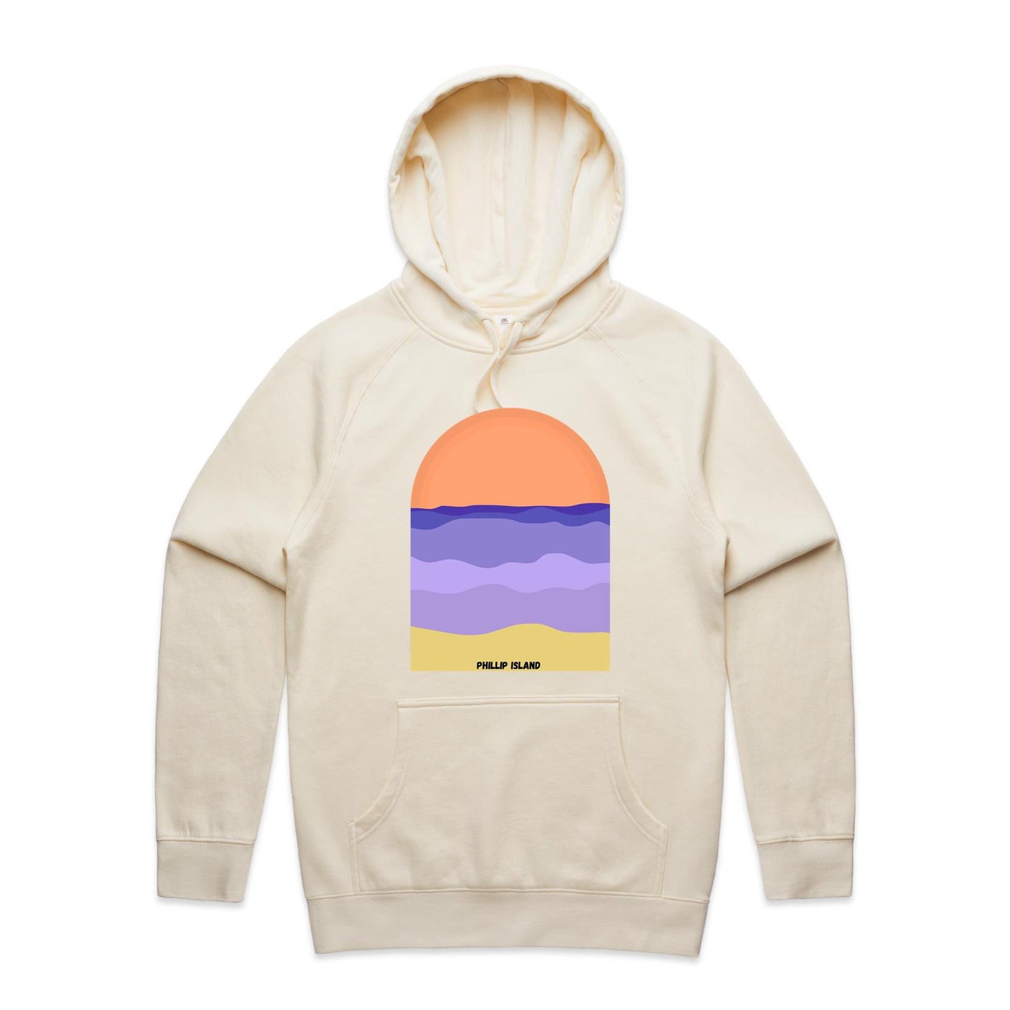 Mid Weight Hoodie - Phillip Island Sunset