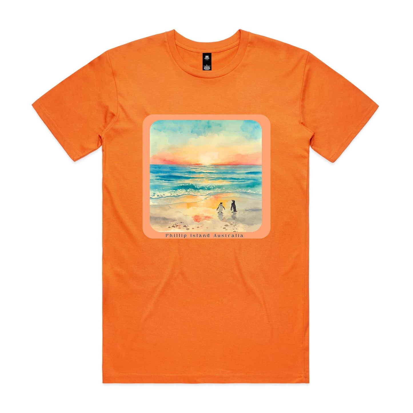 Men's Classic Tee - Sunset Penguins