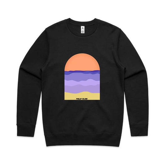 Crew Sweatshirt - Phillip Island Sunset