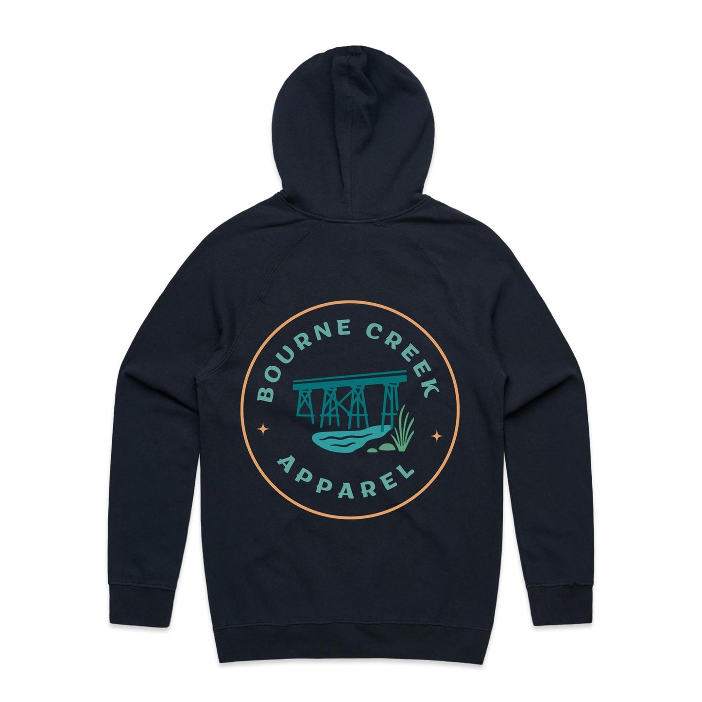 Mid Weight Hoodie - Bourne Creek Logo