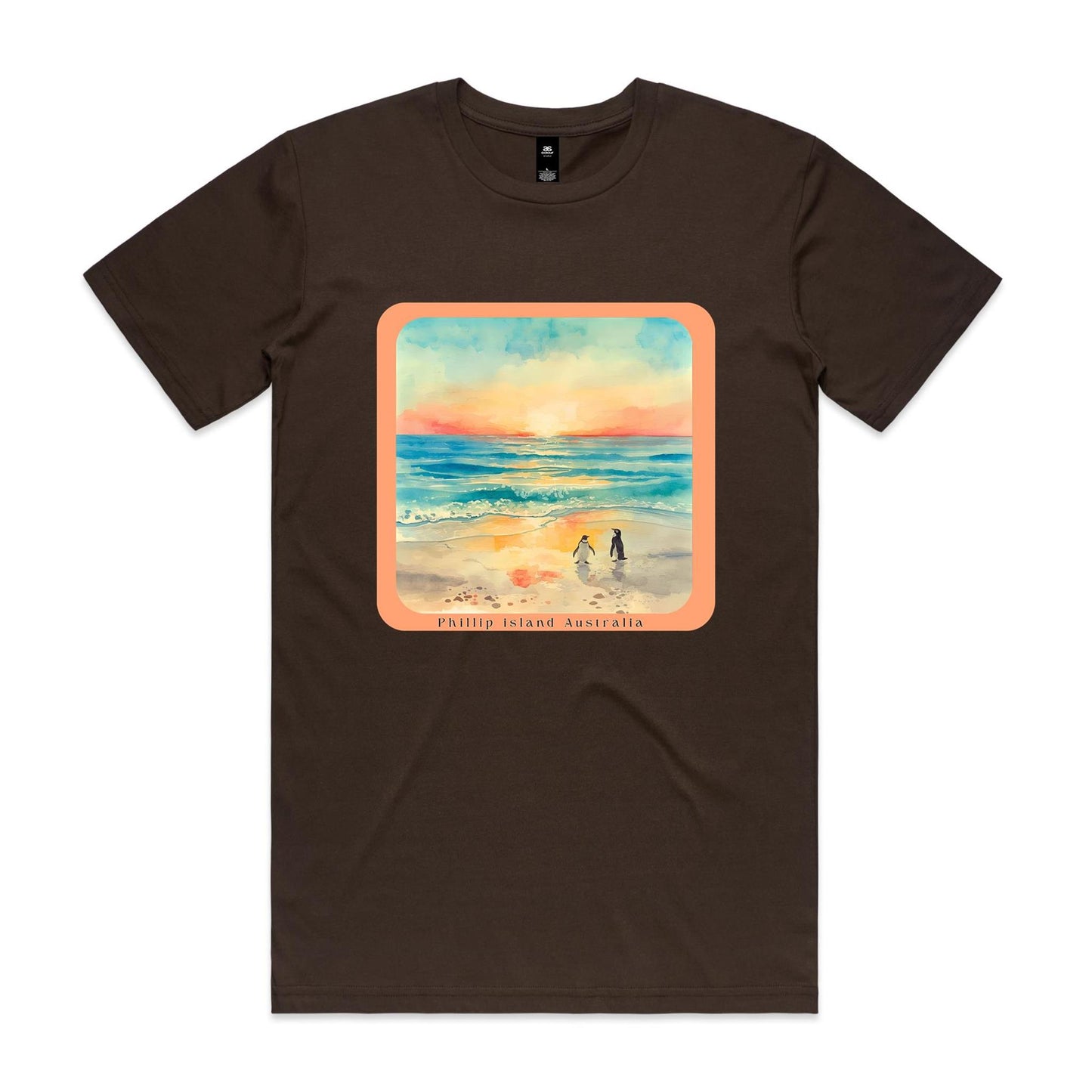 Men's Classic Tee - Sunset Penguins