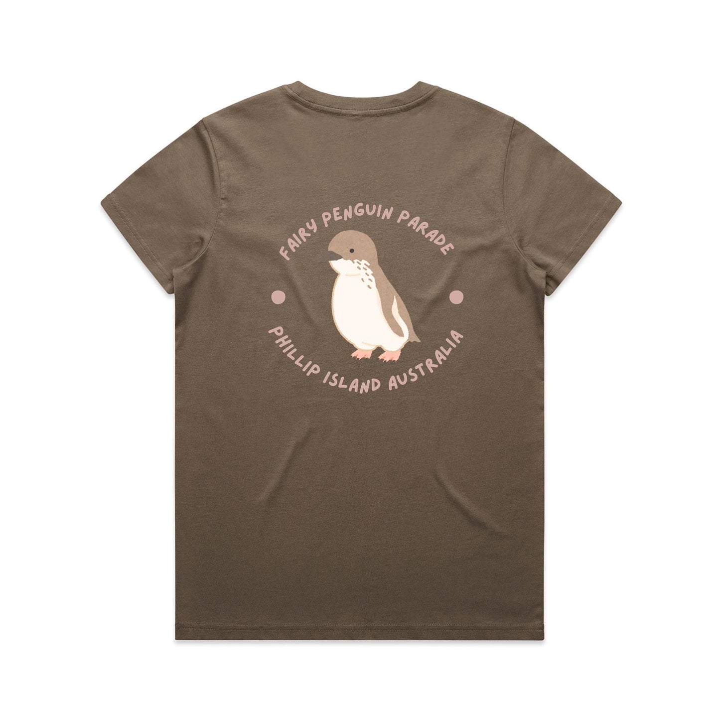 Woman's Classic Tee - Penguin Parade (Double Sided)
