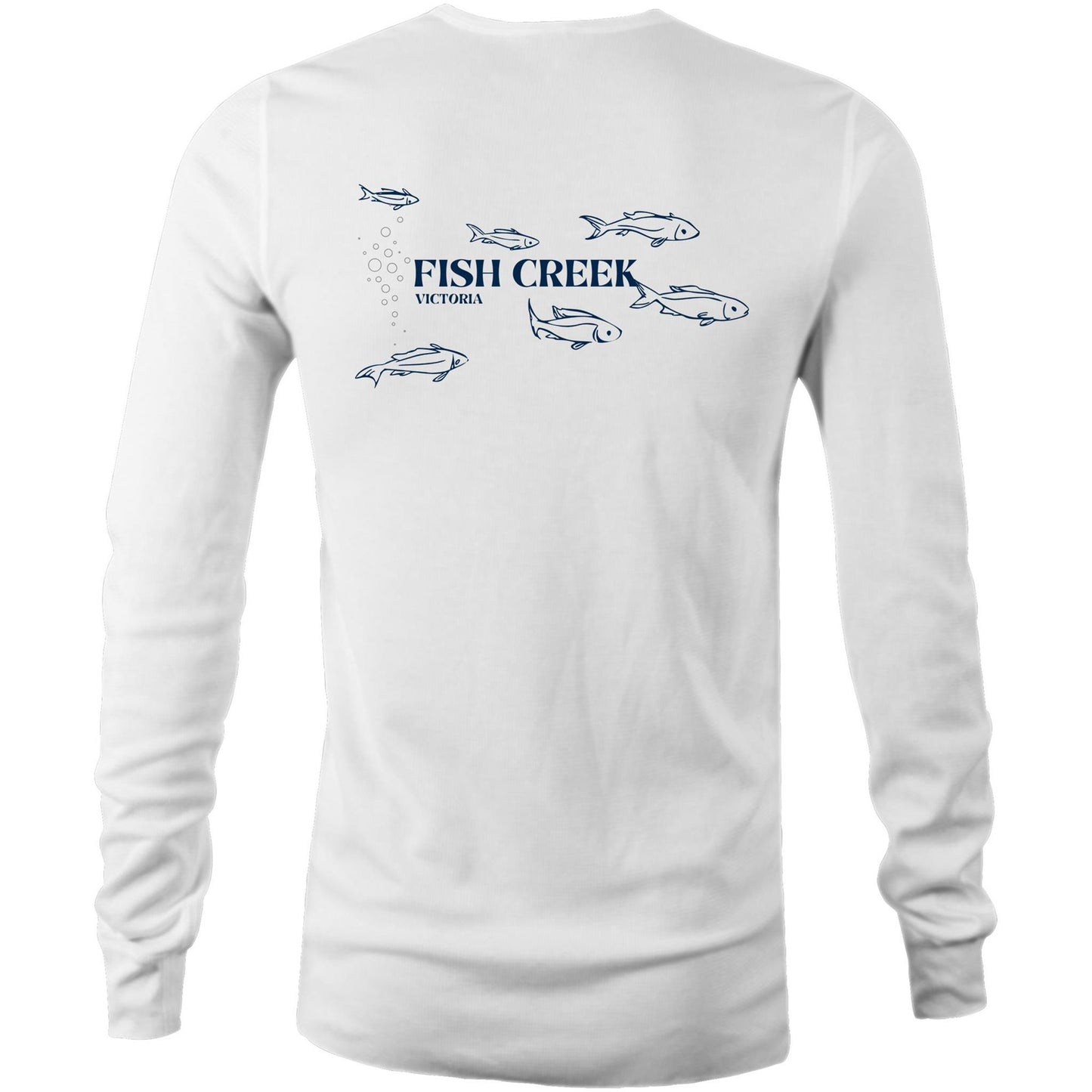 Men's Long Sleeve Tee - Fish Creek