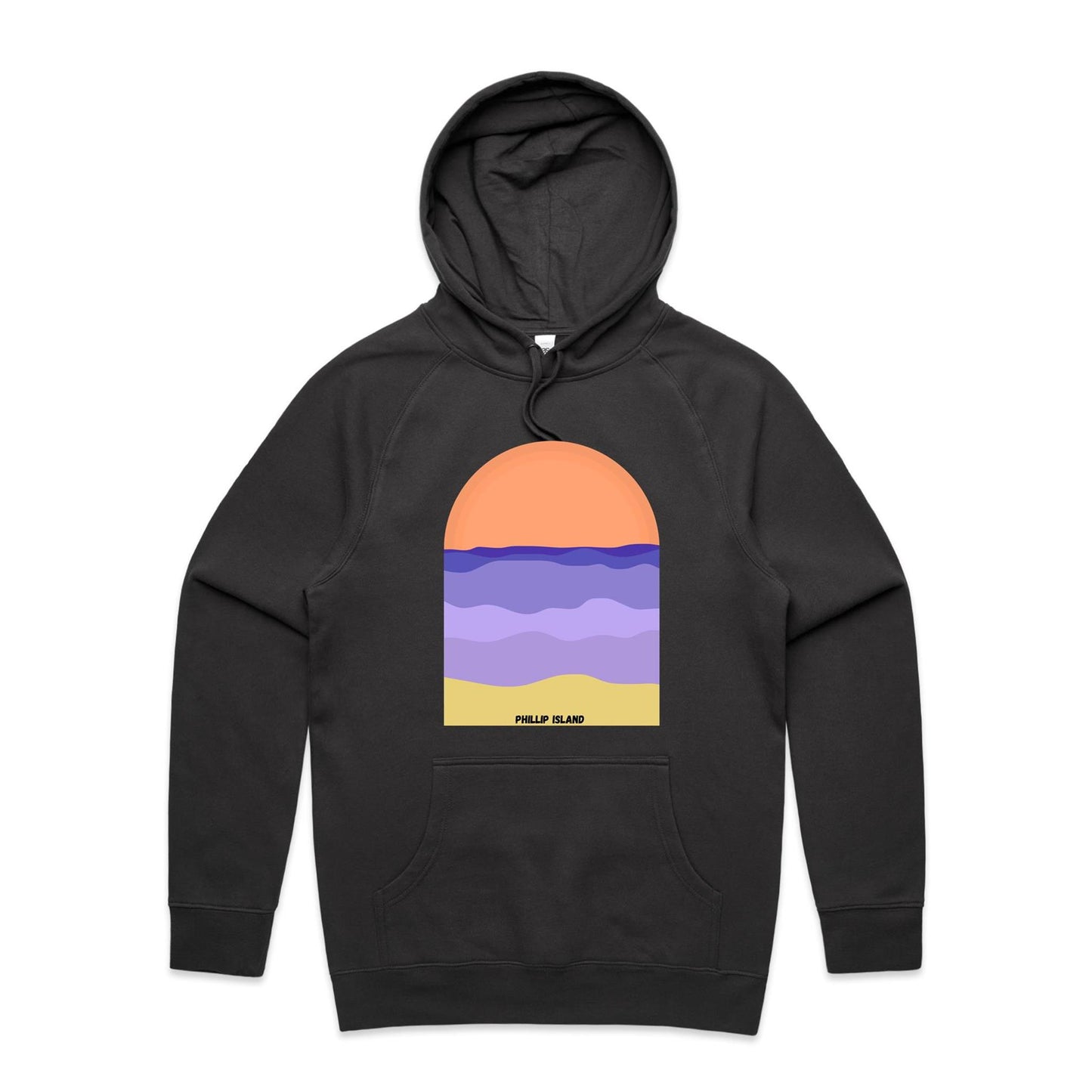 Mid Weight Hoodie - Phillip Island Sunset