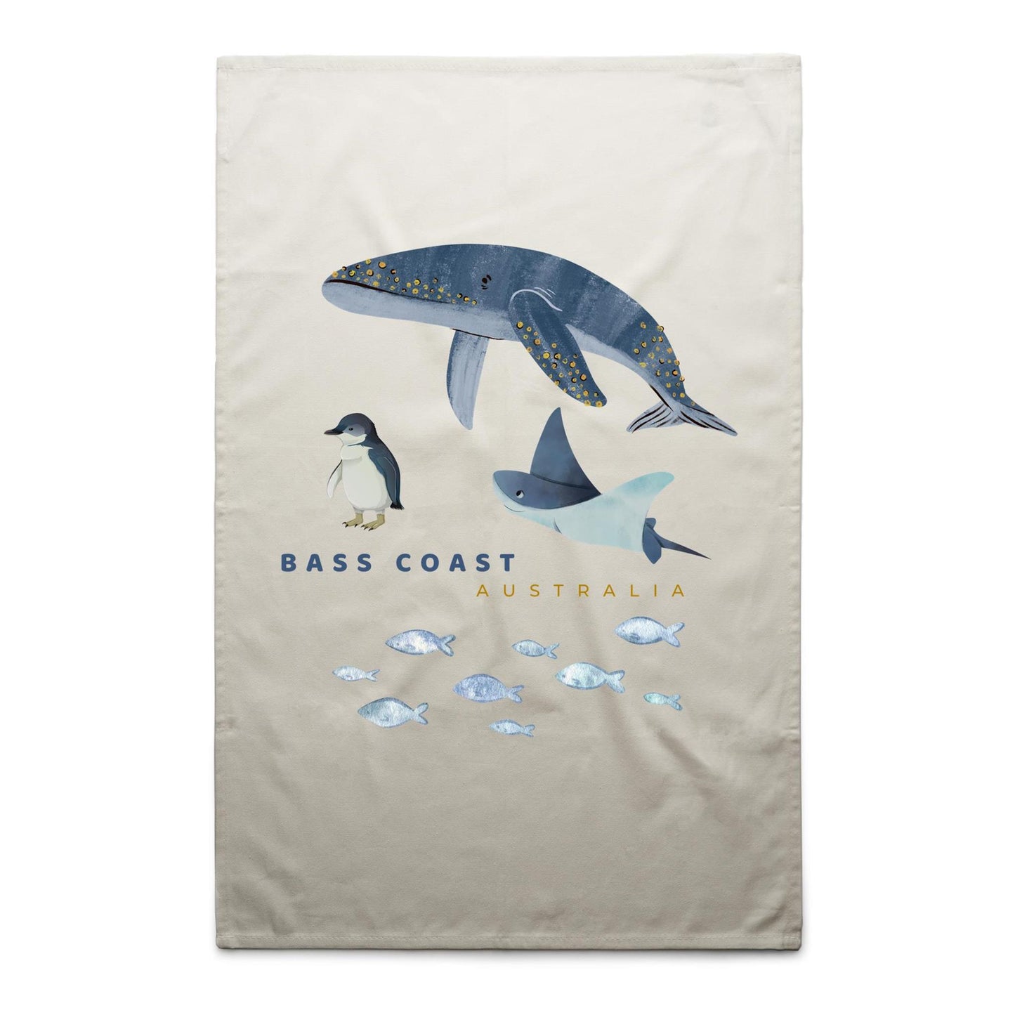 Tea Towel - Bass Coast Sealife