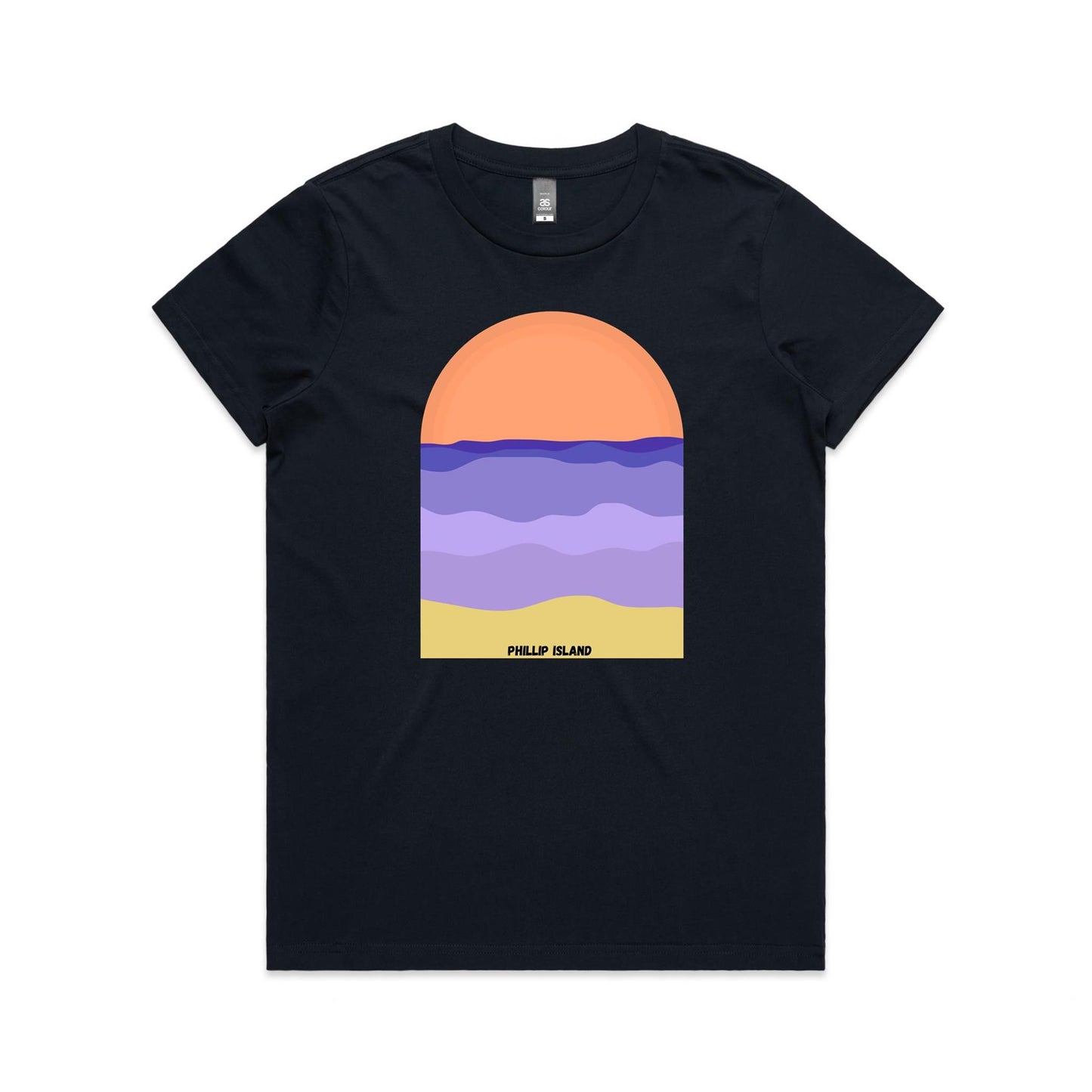 Women's Classic Tee - Phillip Island Sunset