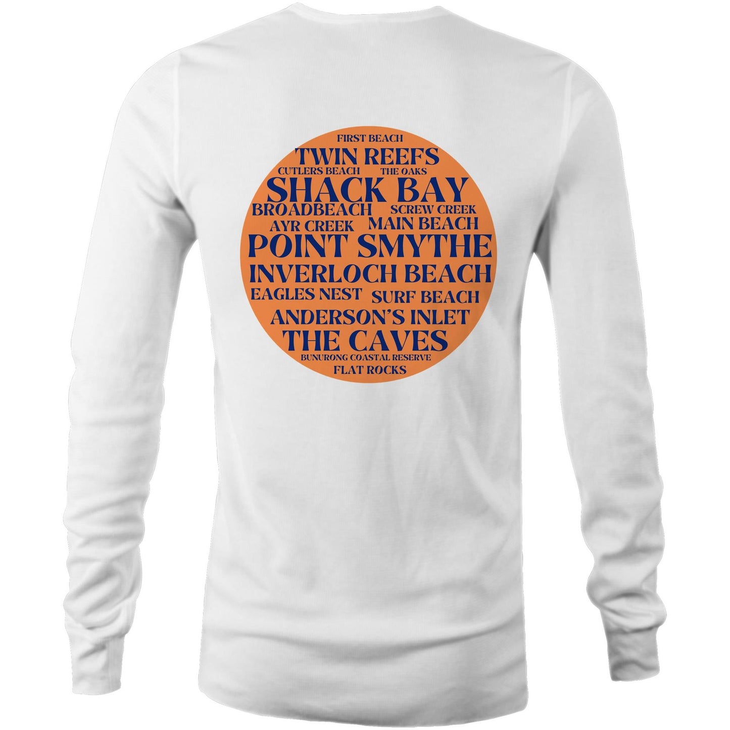 Men's Long Sleeve Tee - Beaches
