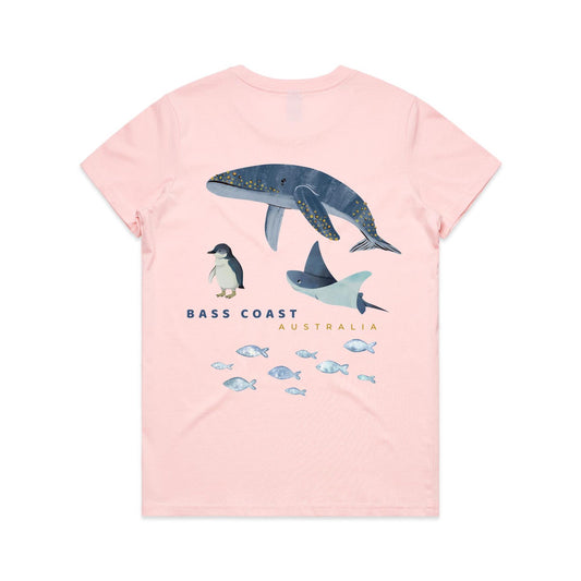 Women's Classic Tee - Bass Coast Sealife