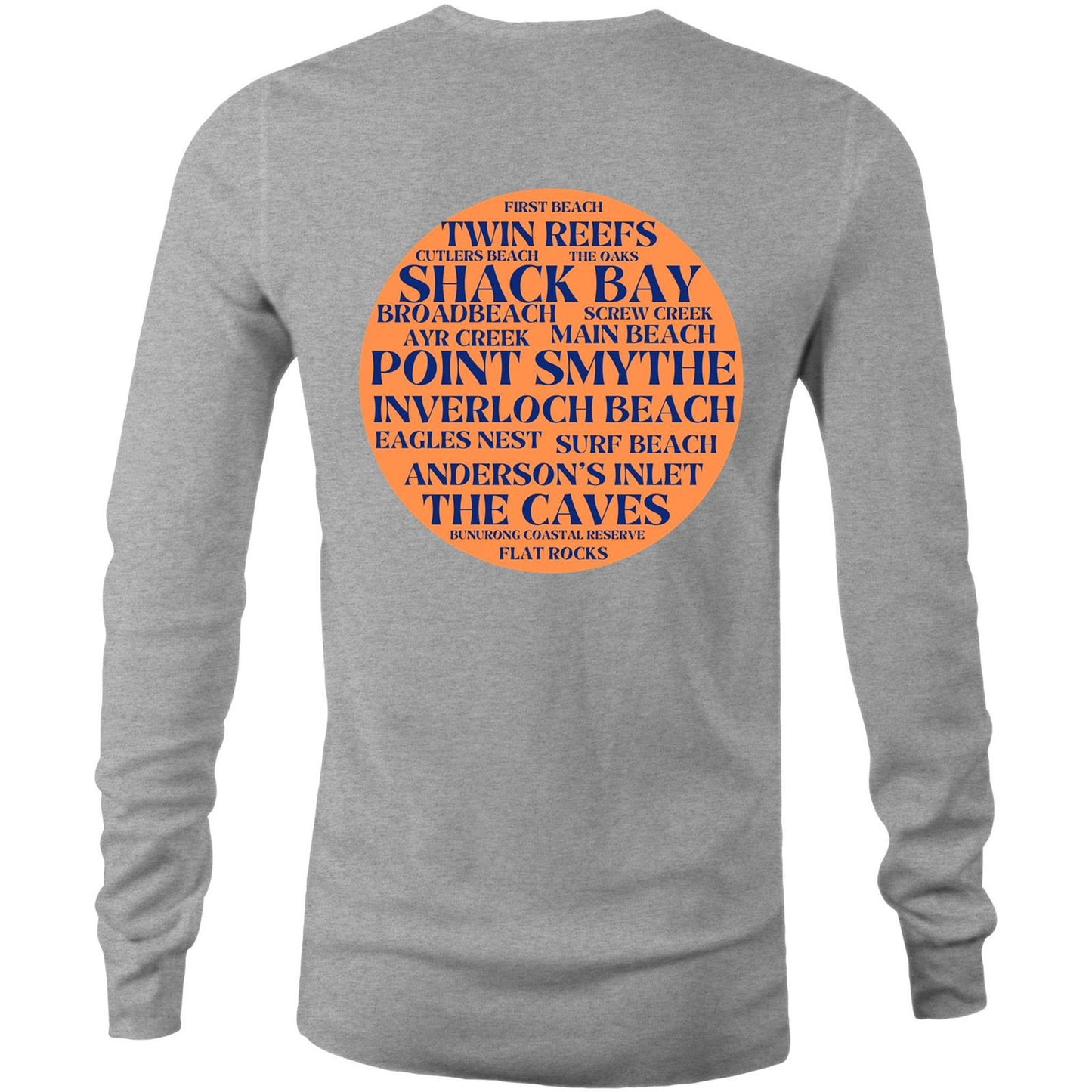 Men's Long Sleeve Tee - Beaches