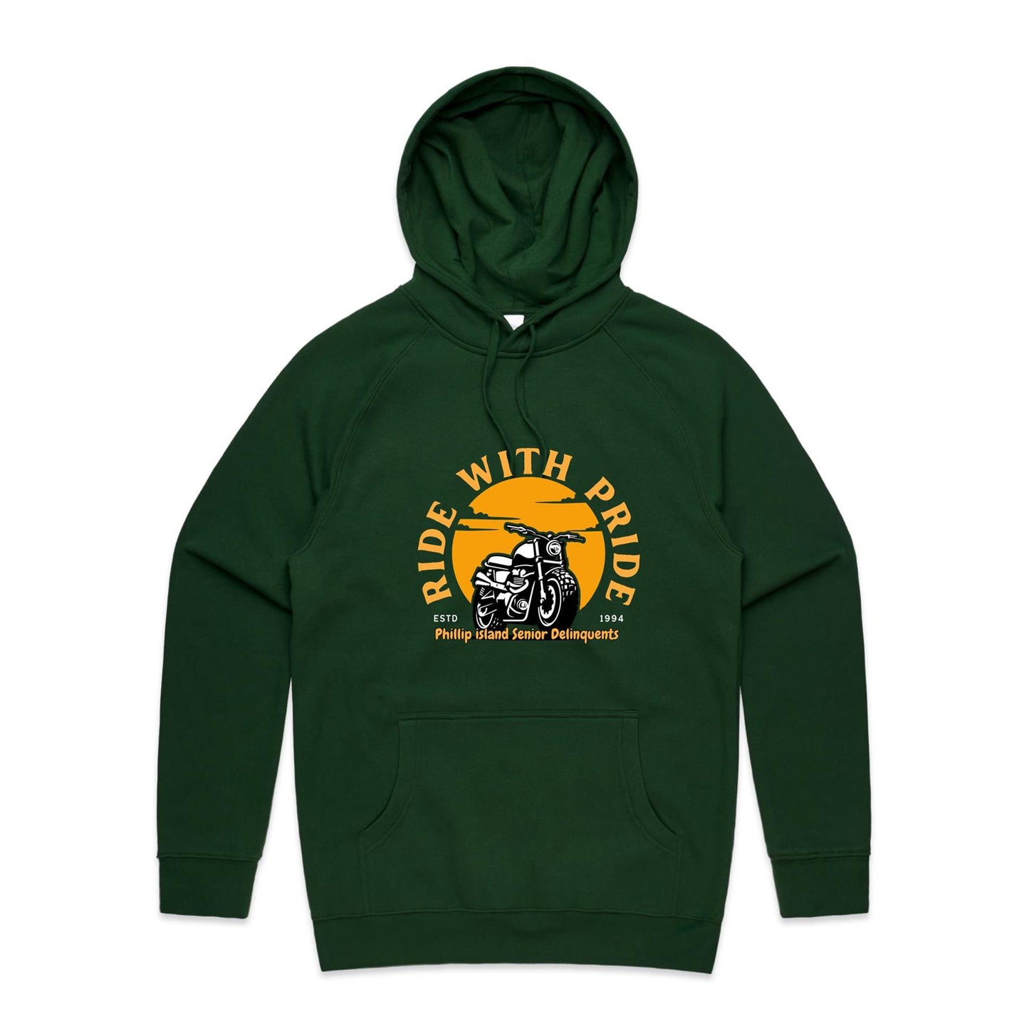 Mid Weight Hoodie - Ride With Pride
