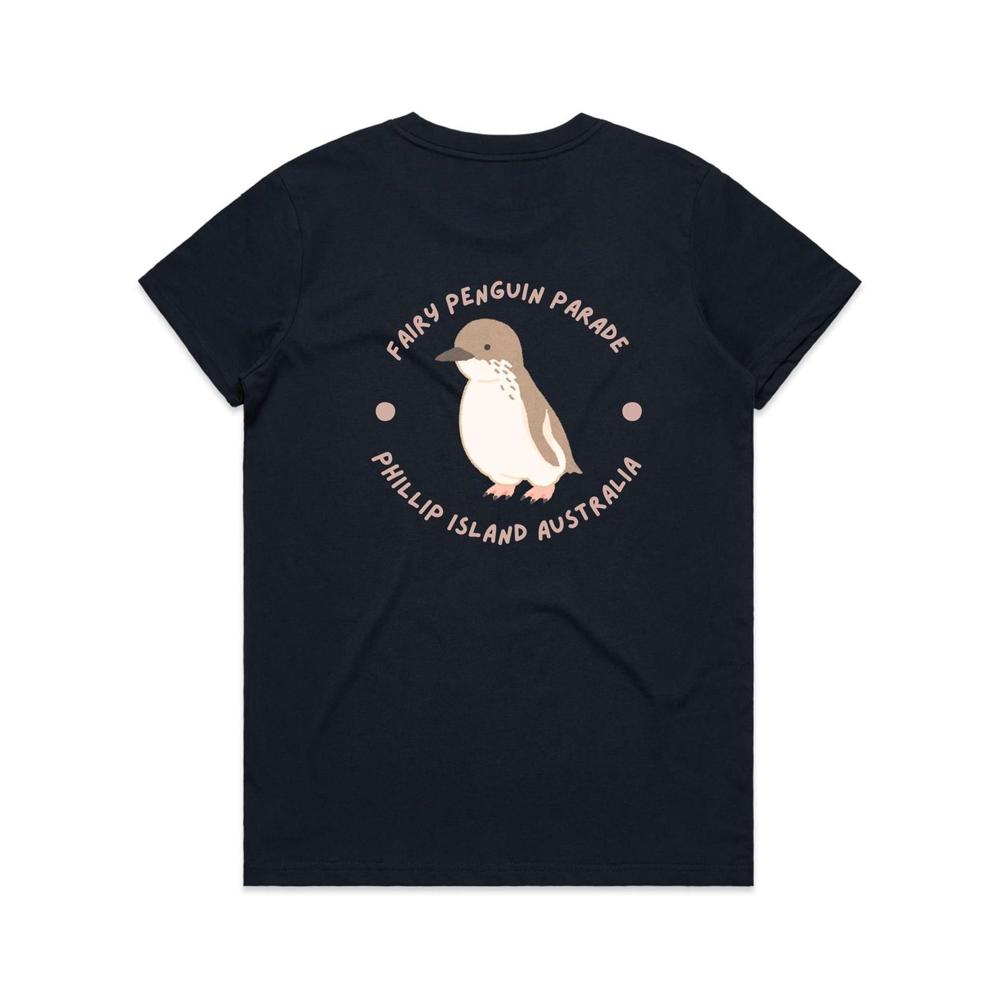 Woman's Classic Tee - Penguin Parade (Double Sided)