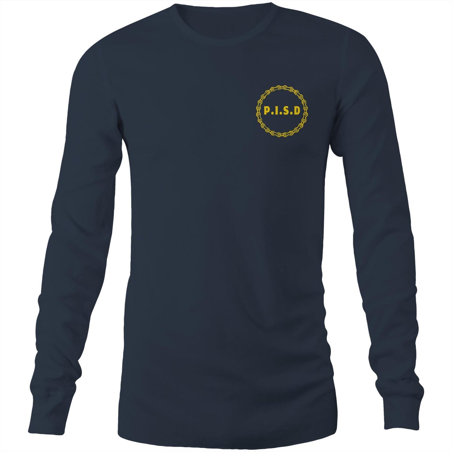 Men's Long Sleeve Tee - PISD (ALL YELLOW)