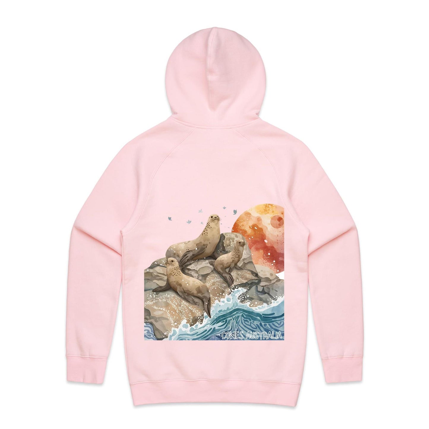 Mid Weight Hoodie - Cowes Seal Rock