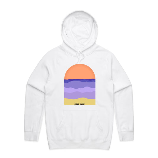 Mid Weight Hoodie - Phillip Island Sunset