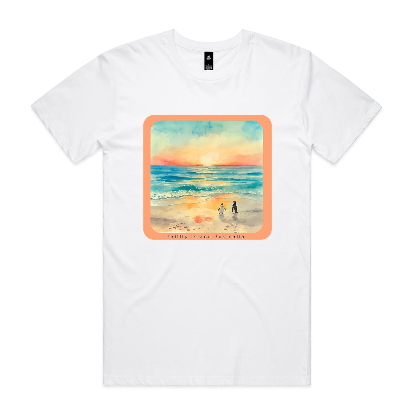 Men's Classic Tee - Sunset Penguins