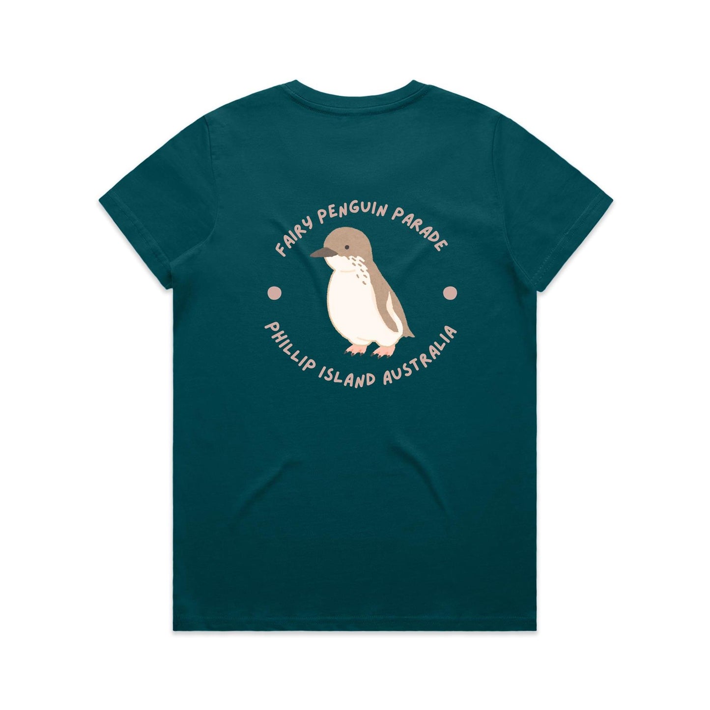 Woman's Classic Tee - Penguin Parade (Double Sided)