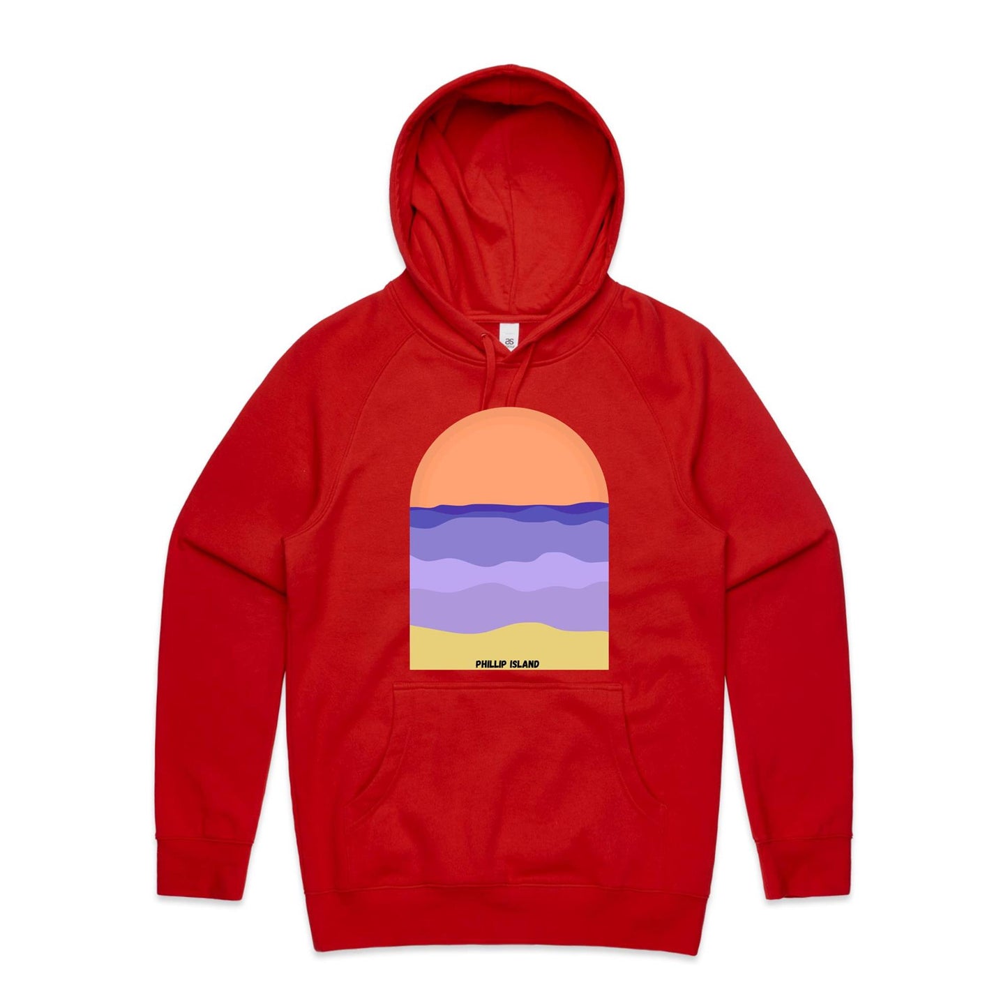Mid Weight Hoodie - Phillip Island Sunset