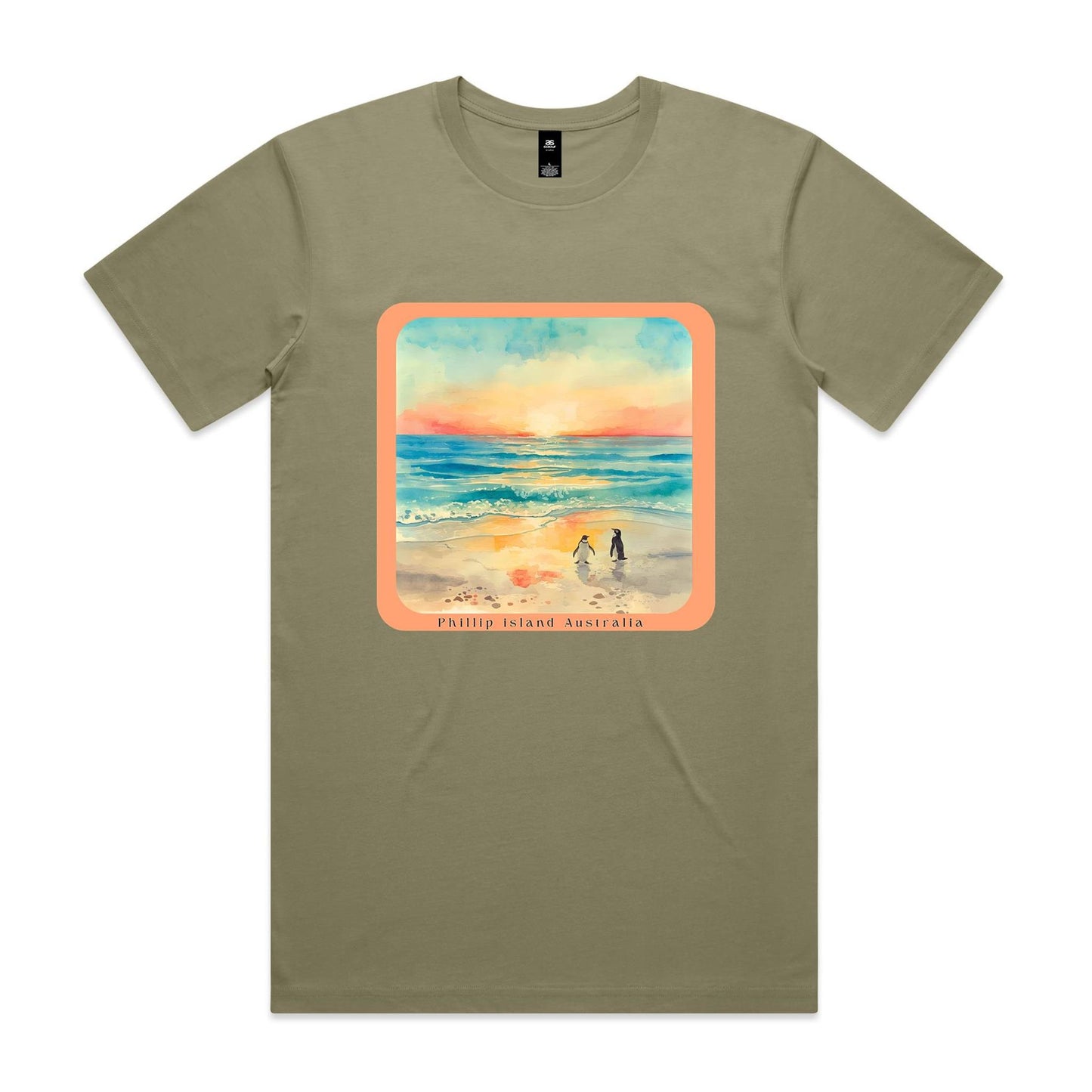 Men's Classic Tee - Sunset Penguins