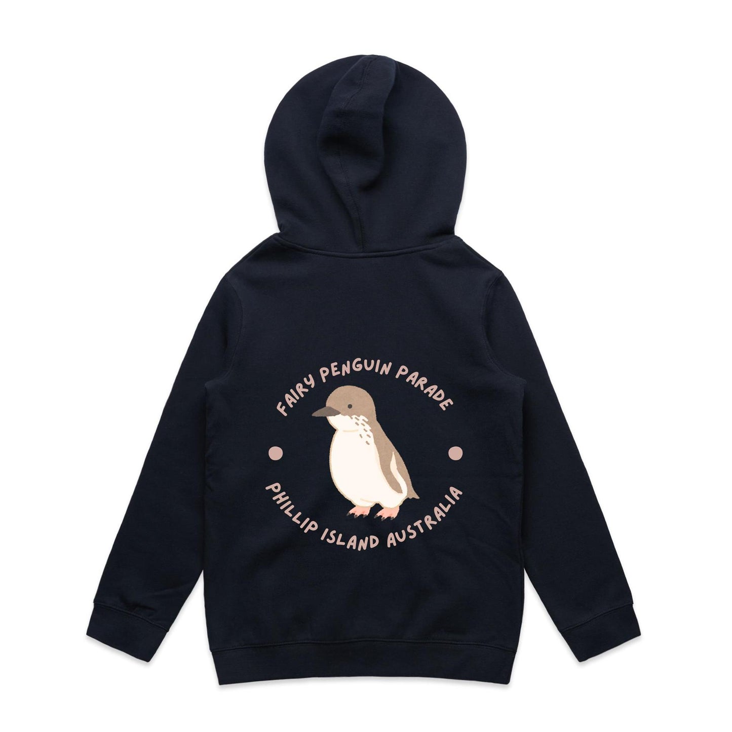 Kids Mid Weight Hoodie - Fairy Penguin Parade