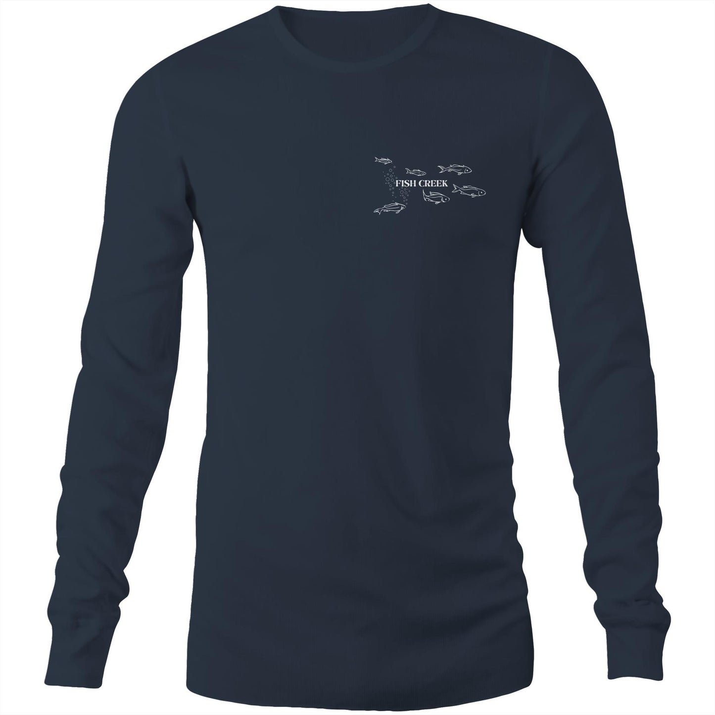 Men's Long Sleeve Tee - Fish Creek
