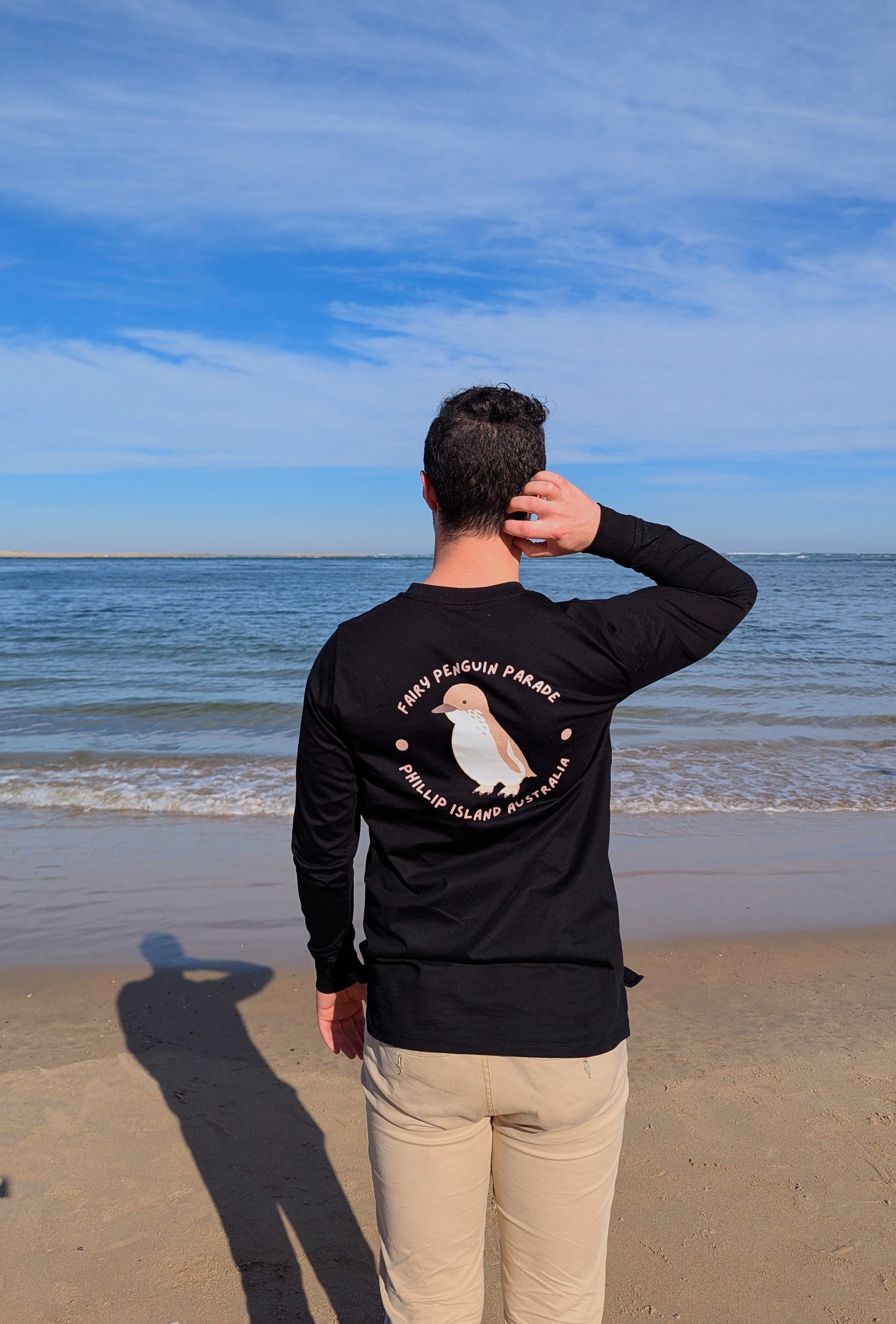 Men's Long Sleeve Tee - Fish Creek